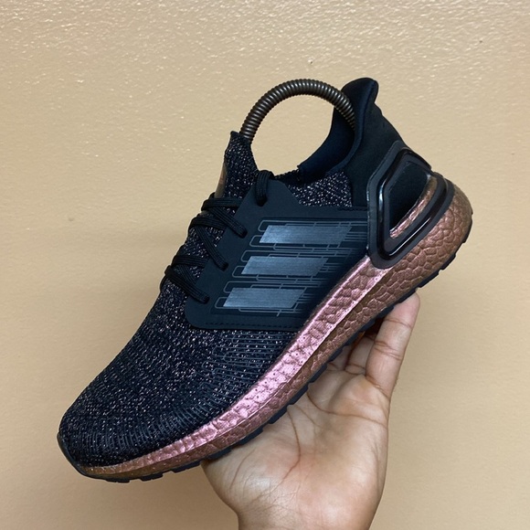 Adidas UltraBoost 20 PrimeBlue Black Signal Pink - Picture 13 of 17